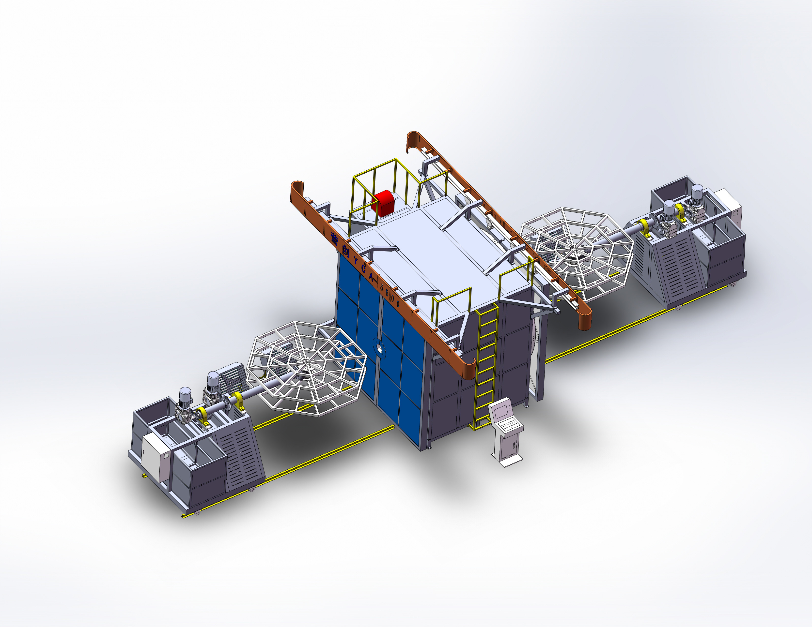 Automatic Shuttle Rotomolding Machine / Like Ferry Rotomolding Machines