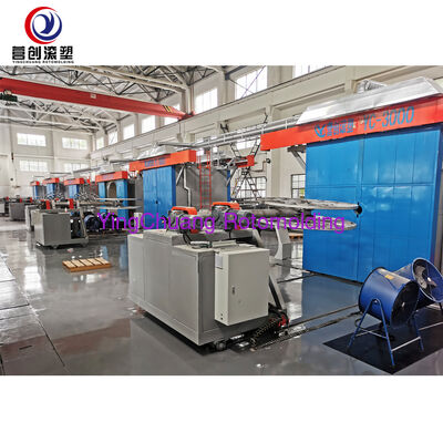 Buy YINGCHUANG Multi-Arm Automatic Ferry Shuttle Rotomolding Machine, PLC Controlled Double Arm Rotational Molding Equipment For Large Hollow Plastic Tanks & Furniture online manufacture