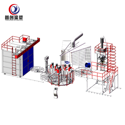 Buy 20000L Bi Axial Rotary Molding Machine Anti Deformation online manufacture