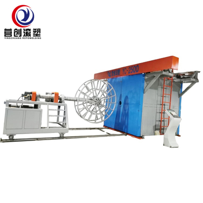 Buy Biaxial  Automatic Rotational Moulding Machine With Heating Oven online manufacture
