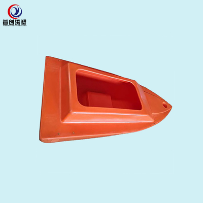 Buy Red Orange Rotational Moulding Products / Roto Molded Plastic Boats online manufacture
