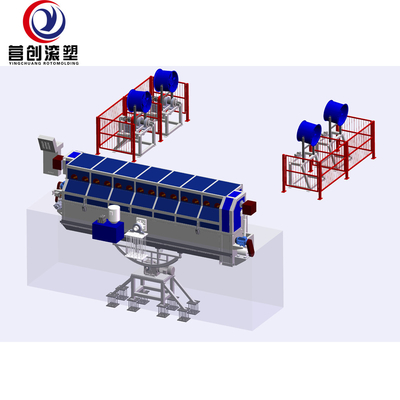 Buy 400T Max Pressure Rotomolding Machine 0-50mm for produce cooler box online manufacture