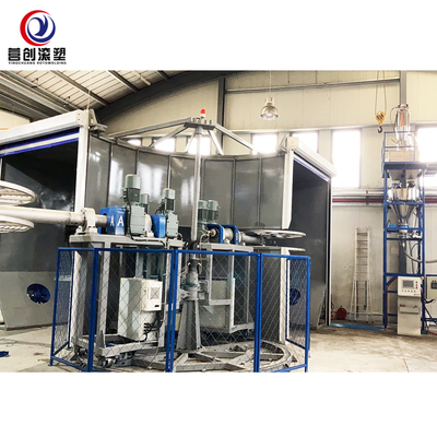 Buy 58kw Rotary Moulding Machine With 0-50mm Mould Thickness 1 Year online manufacture