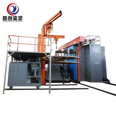 Buy Multi Arms Rotomoulding Machine 17m*11m*53m 220V 380V 440V for produing water tanks online manufacture