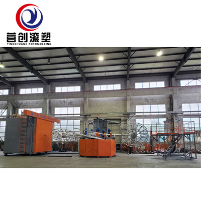 Buy Four Arm Bi Axial Rotomoulding Machine With 7000L Tank Volume online manufacture