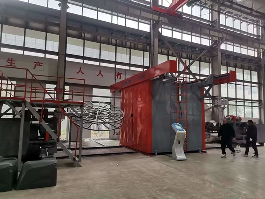 Buy Manufacturing Plant Shuttle Rotomolding Machine with Advisory Service online manufacture