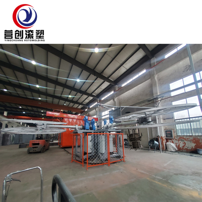 Buy Electric Power Source Rotary Rotational Molding Machine for OEM Shape Production online manufacture