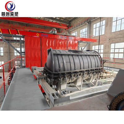 Buy Fully Automatic Shuttle Type Rotomolding Machine With PLC Control online manufacture