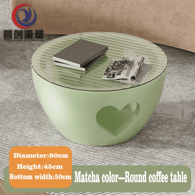 Buy Waterproof UV Resistant Round Roto Molded Polyethylene Coffee Table online manufacture
