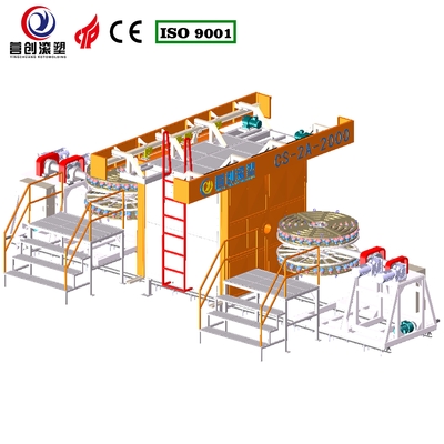 Buy Fast Speed Shuttle Rotomolding Machine PLC Control Electrical online manufacture
