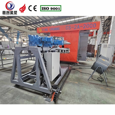 Buy PLC Controlled Adjustable Rotating Speed Rotomolding Machine For Producing Pickleball online manufacture