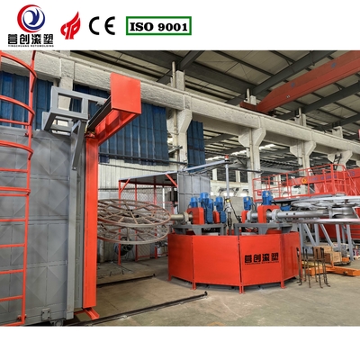 Buy Electric Cooling Mode Shuttle Rotomolding Machine with Fast Production Speed online manufacture