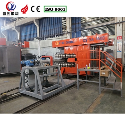 Buy 220V/380V/440V Voltage Shuttle Rotomolding Machine with PLC Control System and Adjustable Rotating Speed for pickleball online manufacture