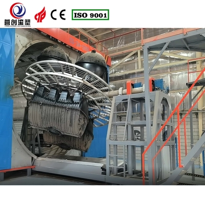Buy Adjustable Rotating Speed Shuttle Rotomolding Machine For Manufacturing Plant Production Optimization online manufacture