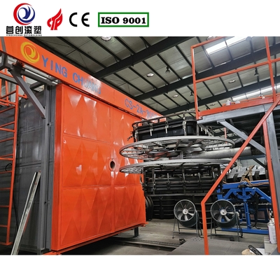 Buy 15-30min Cycle Time Shuttle Rotomolding Machine Adjustable Rotating Speed Advisory Service online manufacture