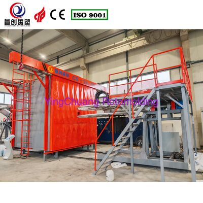 Buy Customized Machine Dimension Shuttle Rotomolding Machine Offering 400mm Molding Depth Suitable for Plastic Mold Production online manufacture