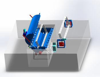 Buy Easy Maintenance Rock And Roll Rotomoulding Machines With Delta PLC Control online manufacture