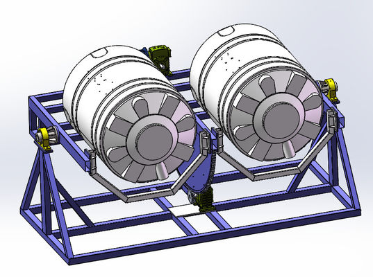 Buy Electric Rock And Roll Rotomoulding Machines / Rotary Molding Machine online manufacture