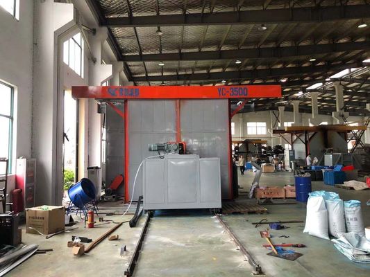 Buy 1-8rpm Speed Shuttle Rotomolding Machine 500000 Kcar Burner 15-30min Cycle Time online manufacture