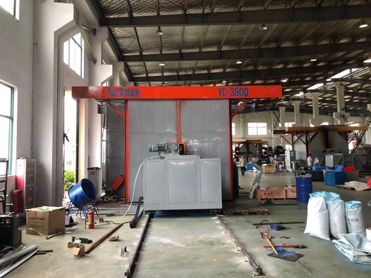 Buy PLC Control System Shuttle Rotomolding Machine 380V/50Hz 500000 Kcar Burner Capacity online manufacture