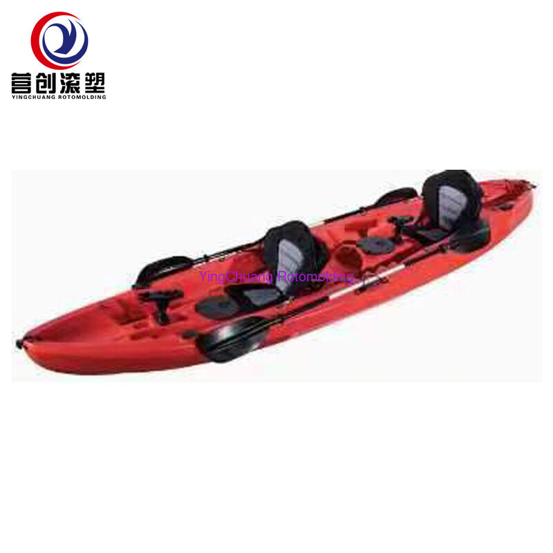 Two Person Rotational Moulding Products / Plastic Molded Boats Multi Size