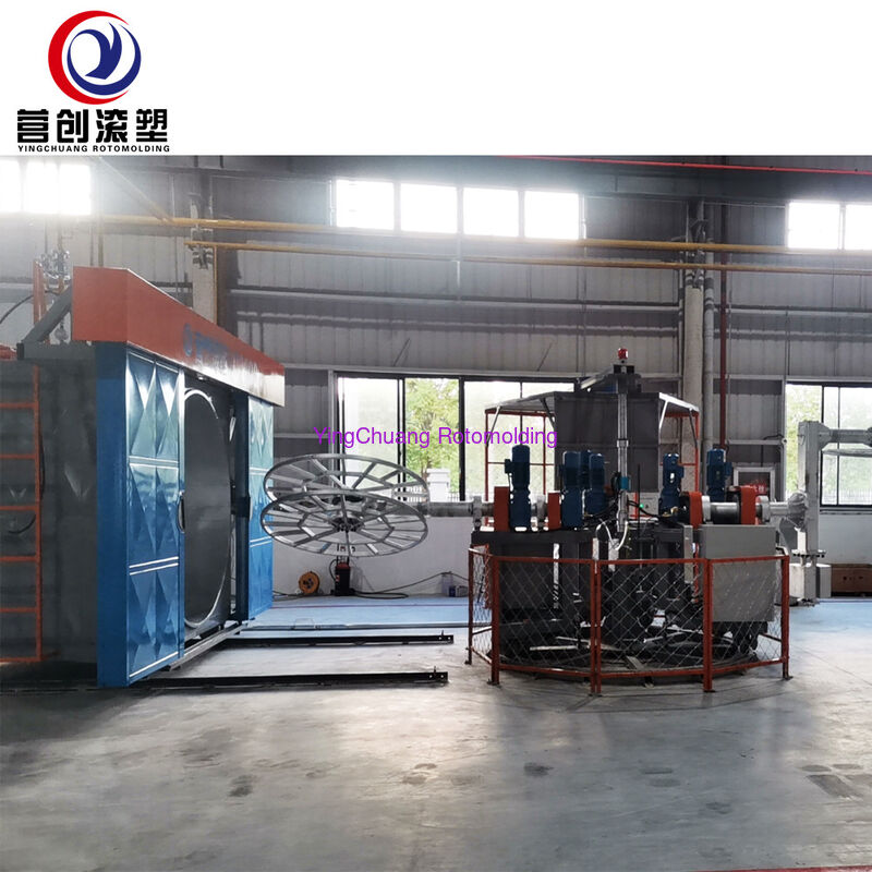 Fully Automatic Rotomoulding Water Tank Making Machine 30KW
