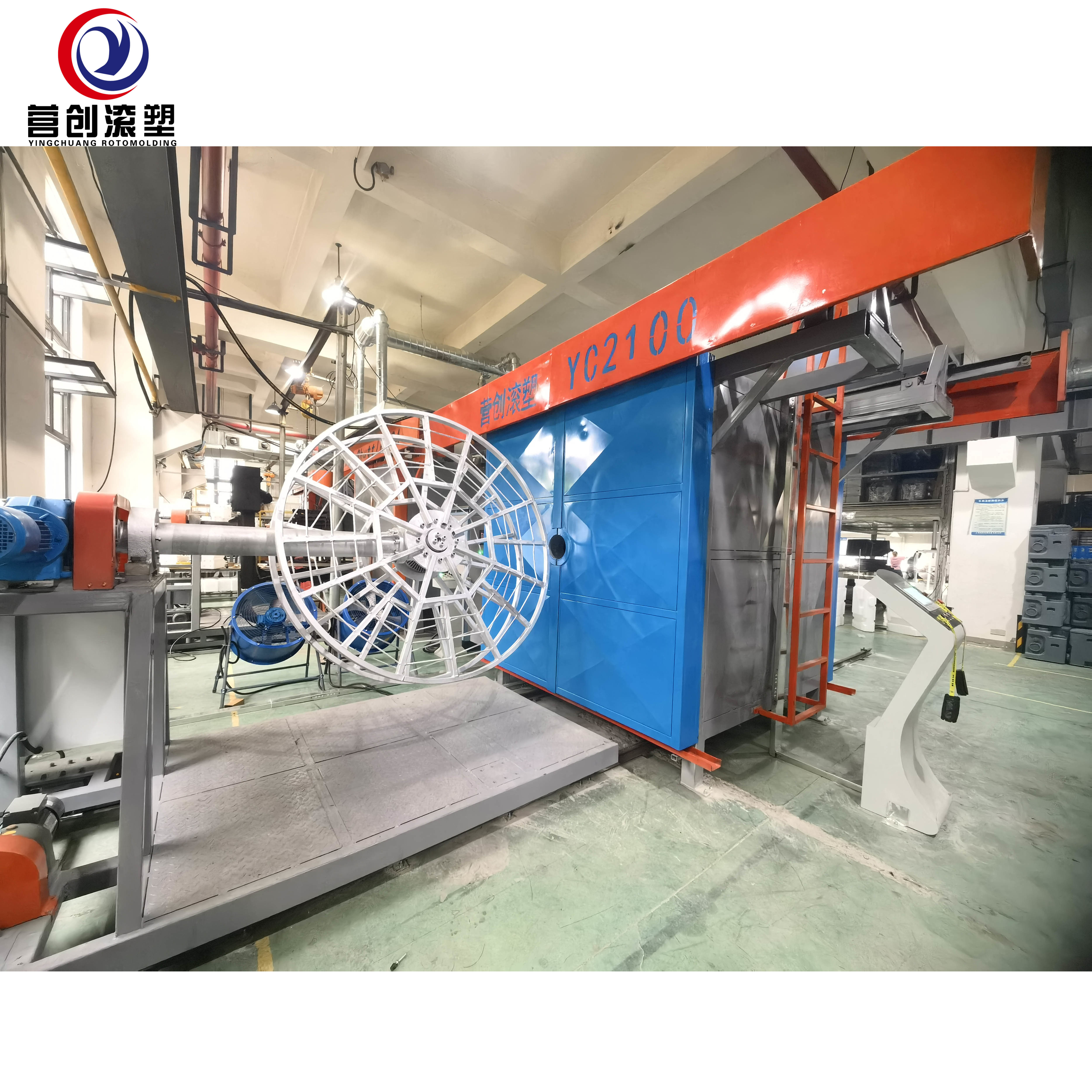Rotating Machine Modul Hd 220V/380V/440V Rotary Moulding Machine With PLC Control System