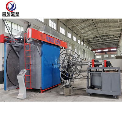 Efficient Shuttle Rotomolding Machine with High Volume Tank Production