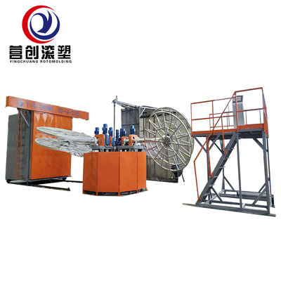 Efficient And Automatic Rotary Moulding Machine For 4500L Tank Volume