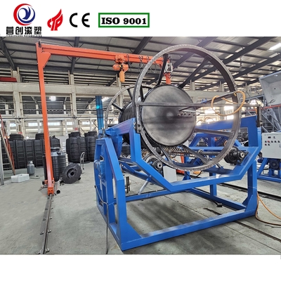 Automatic Low Noise Rock And Roll Rotomoulding Machines With Delta PLC Control