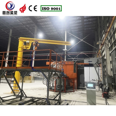 Electric Capacity Rock N Roll Rotomoulding Machine For Complex Customized Products