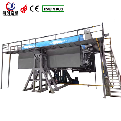 Durability Automatic Rock and Roll Rotomolding Machine with Delta PLC Control