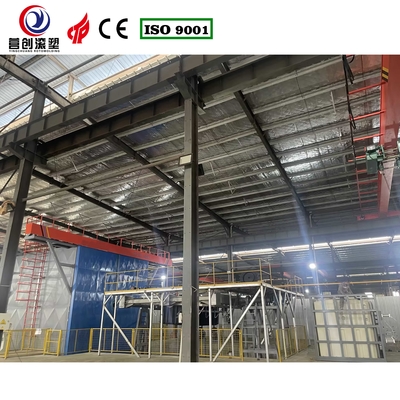 Rotary Moulding Machine For large PE Plastic High Production Efficiency