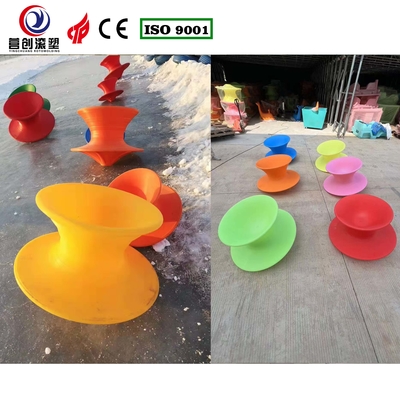 Customized Amusement Facilities PE/PVC  rocking chair Material and Moderate for Performance