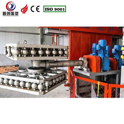 Customizable Bi Axial Rotomoulding Machine for pickleballs