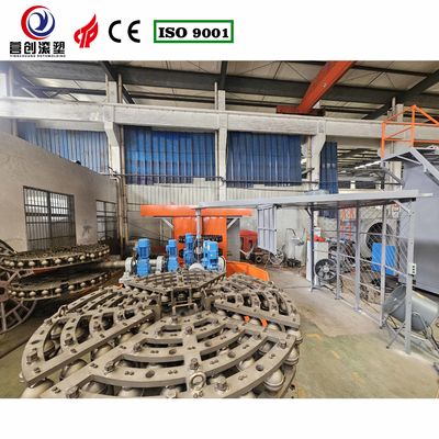 Carousel Rotomolding Equipment with Controlled Cooling Temperature 0-50C Consistent Production for pickleball