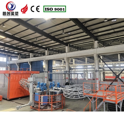 Air Cooling Rotomolding Equipment Automatic Smooth Production