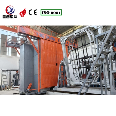 Customizable Temperature Multi-Arm Rotational Molding Machine