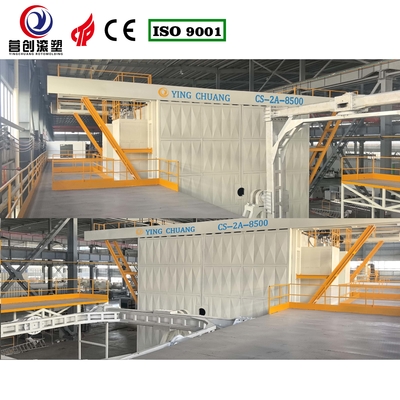 Yingchuang Roto CS-2A-8500 Shuttle Rotomolding Machine of O-arms Used for large-scale rotomoldingproducts