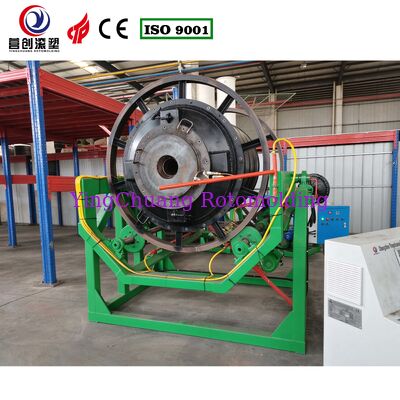 CF-3000 + ND-500 Open-Flame Rotomolding Turnkey Line, All-in-One Solution for Finished Water Tank Manufacturing