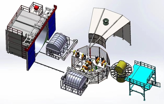 Rotational Molding Water Tank Manufacturing Machine Customized Multifunctional