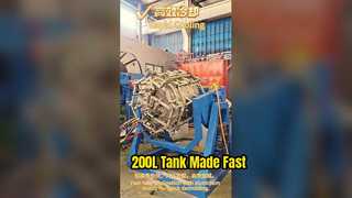 How Does the ND-600 Swing Rotational Molding Machine Efficiently Produce 200L Chemical Storage Tanks
