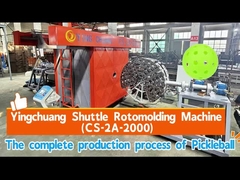 15-30min Cycle Time Shuttle Rotomolding pickleball Machine are electrical in operation