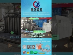 Yingchuang Roto 6.5meters oven Shuttle Rotomoulding Machines For Customized Electrolyte energy stora