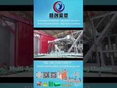 Yingchuang Roto CS-4A-5000 Multi-arms Shuttle Rotomolding Machine for Double layered water tank